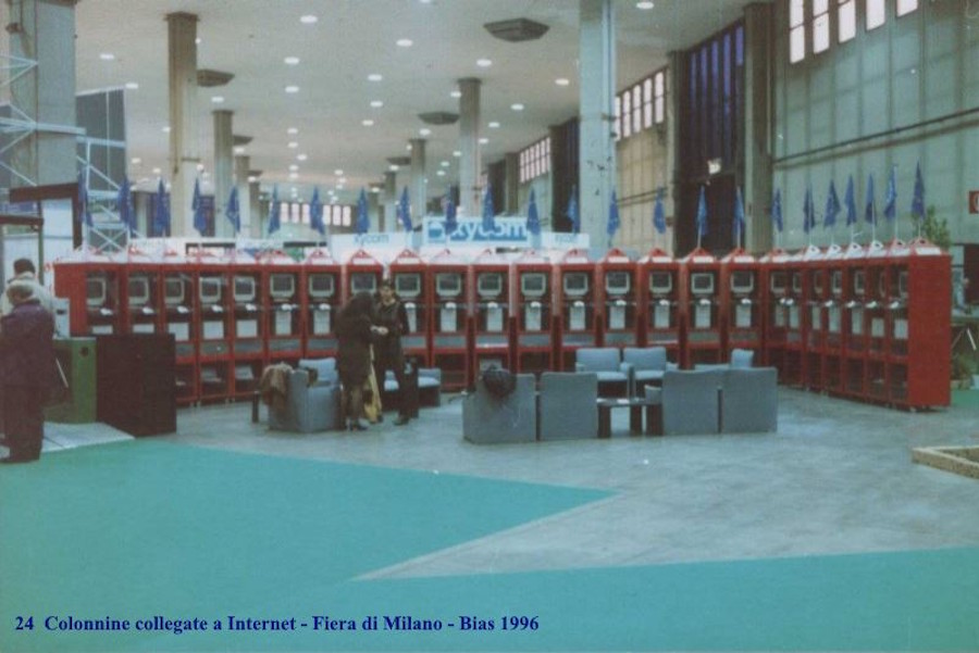 Il MultiPoint con 24 Colonnine (da dislocare) collegate a Internet